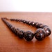 Vintage Giant WOOD BEADED Statement Necklace - oversized and so cool, stand out piece, one of a kind - FREE worldwide shipping