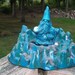 Ceramic Wizard on Rock Incense Burner