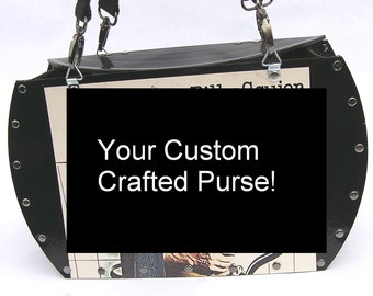 Your Custom Crafted Record Album Purse