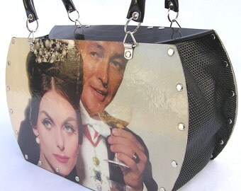 Strauss Waltzes Record Album Purse
