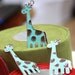 blue giraffe