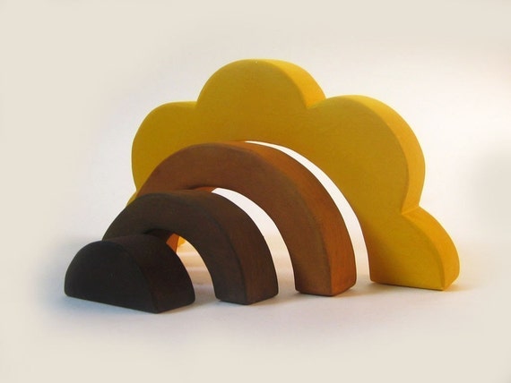 wooden sun stacker