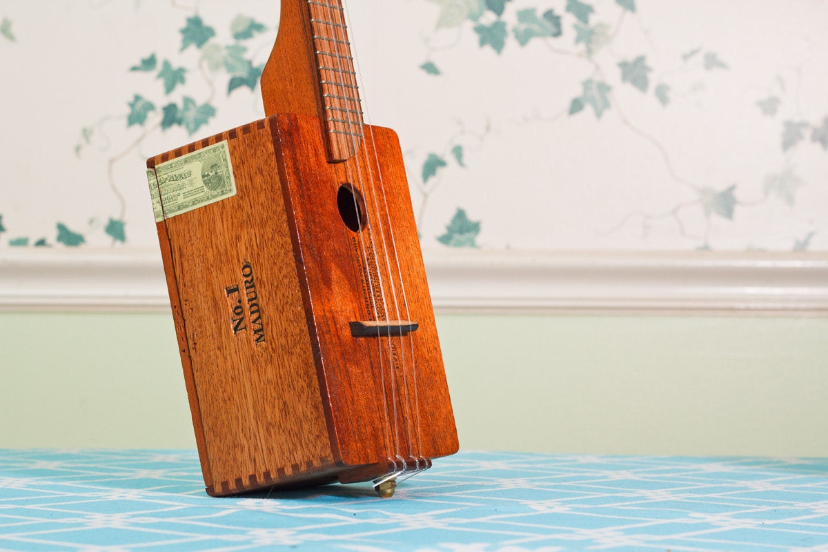 Cigar Box Ukulele Tenor by sterainstruments on Etsy