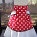 Vintage Inspired Half Apron - Polka Dot Magic