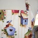 Womens Full Apron - Birdhouses