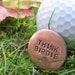 Golf Ball Marker- Perfect gift for a golfer (COPPER) HAND STAMPED and personalized