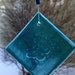Butterfly in Tranquil Turquoise Fused Glass Suncatcher