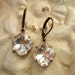 AUDREY, Vintage Bride, Bridesmaid Gift, Clear Rhinestones, Wedding Earrings, Vintage Bridal Jewelry