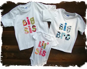 lil bro big sister t shirts