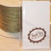 Brown Gingham Scalloped Oval "Thank You for your Purchase" Stickers - set of 50