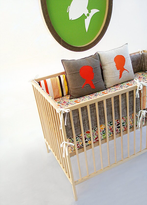 Crib Bumper Set Bumper Guards Bumper Pads Crib by AuntBucky