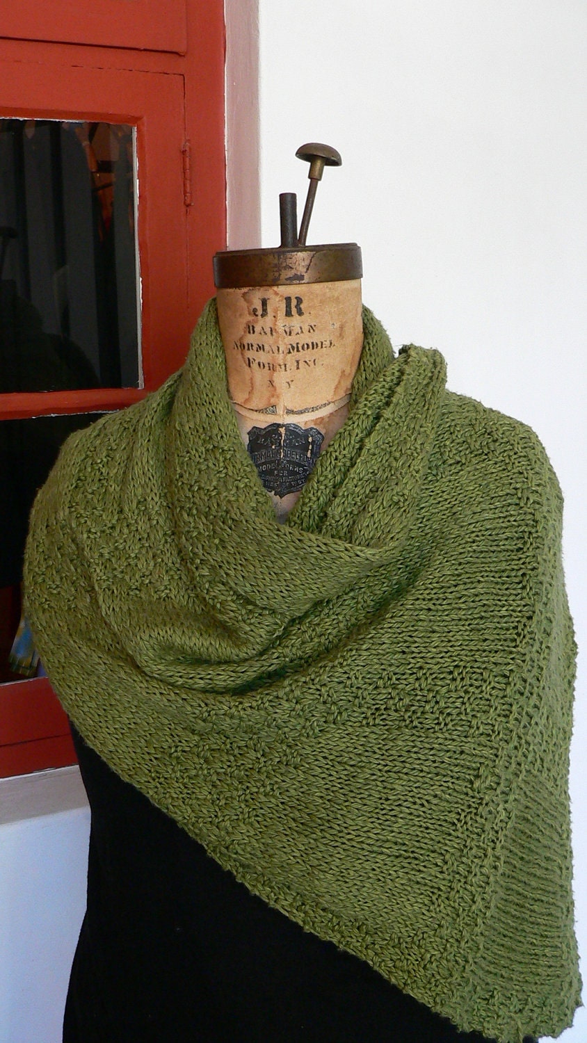 Random Stripes in Bamboo Shawl - Nomvulas Knitters