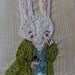 Oh dear I shall be too late... White Rabbit Alice in Wonderland hand embroidery pattern PDF