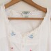 Laura Ashley White Night Gown Slip Dress 1970s Medium