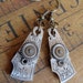 Archaic - Steampunk Earrings - Repurposed art