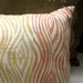 faux bois stripe pillow case