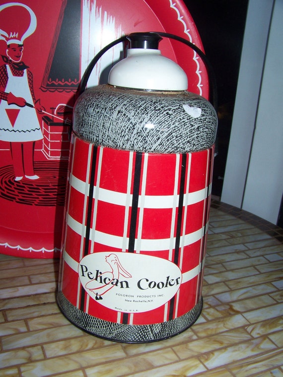 Vintage Pelican Cooler Thermos from Poloron products