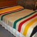 Vintage Trapper Point Wool blanket four point