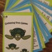 Swimming Pool Games-Twelve Laminated Cards on a Ring