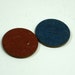 1940s ww II ration token OPA blue point OPA red point Mixed Media Altered art supply