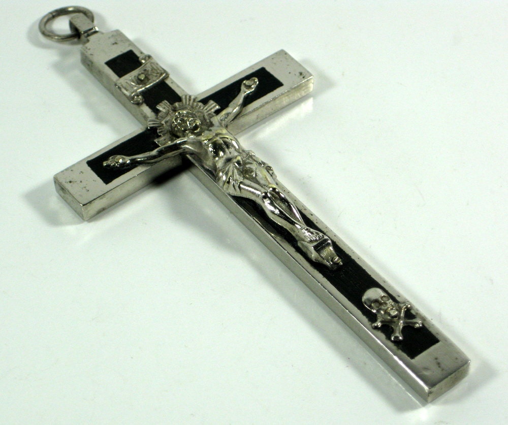 List 30+ Images crucifix with skull and crossbones for sale Sharp