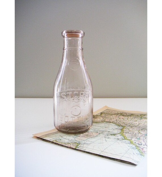 Antique 5 cents milk bottle