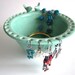 Earring Holder Jewelry bowl, Ceramic bowl, pottery bowl, earring box