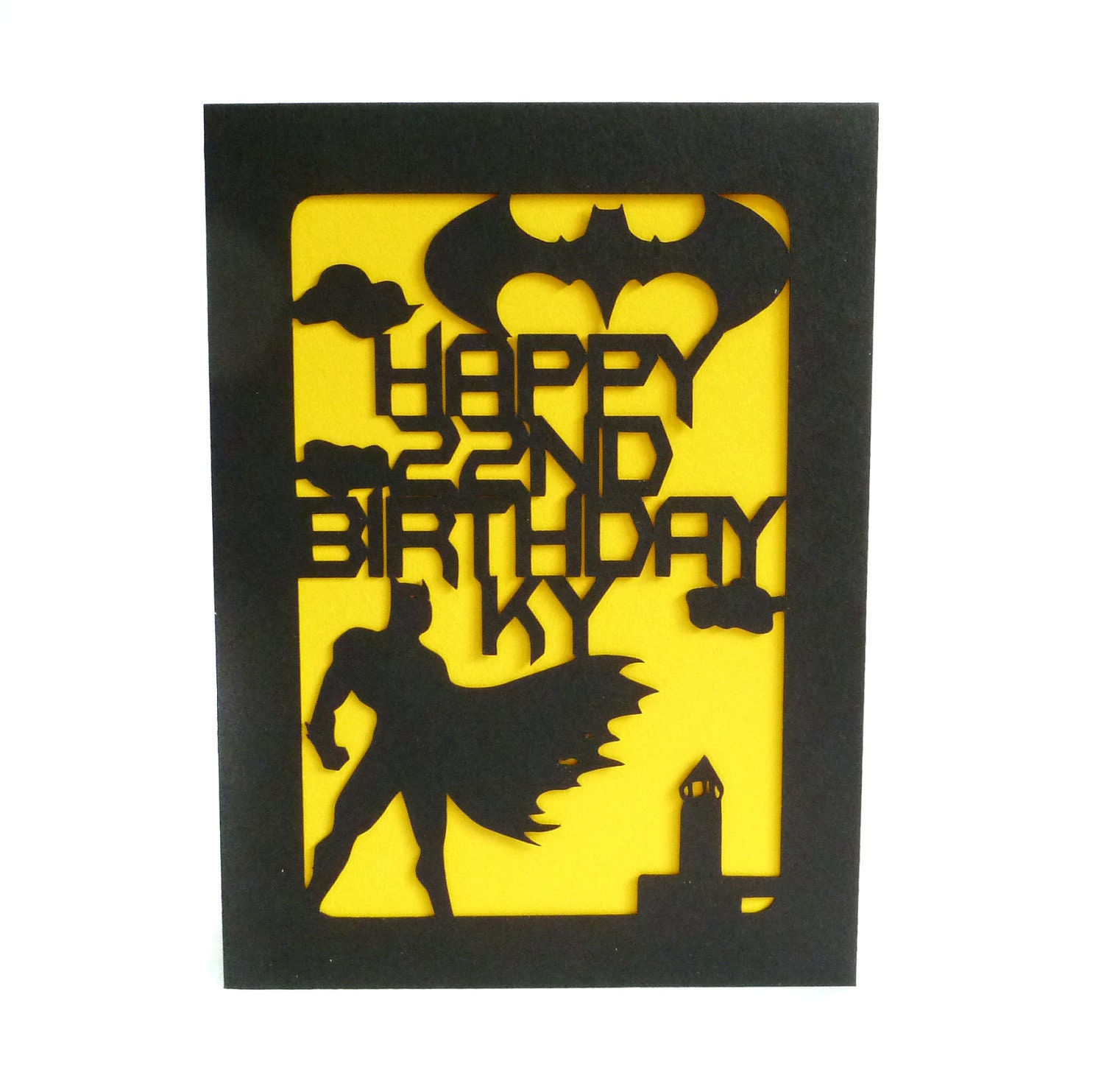 Batman Custom Birthday Card