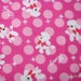 Kawaii French Poodle Fabric Pink Lecien Fat Quarter