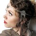 RESERVED Silver Moon Goddess Head Piece