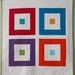 Four Squared Baby Quilt -- RESERVED