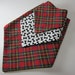 Handmade Red Plaid Dog Scarf Bandana Reversible Tie-On Listing is a LARGE also Available in SML