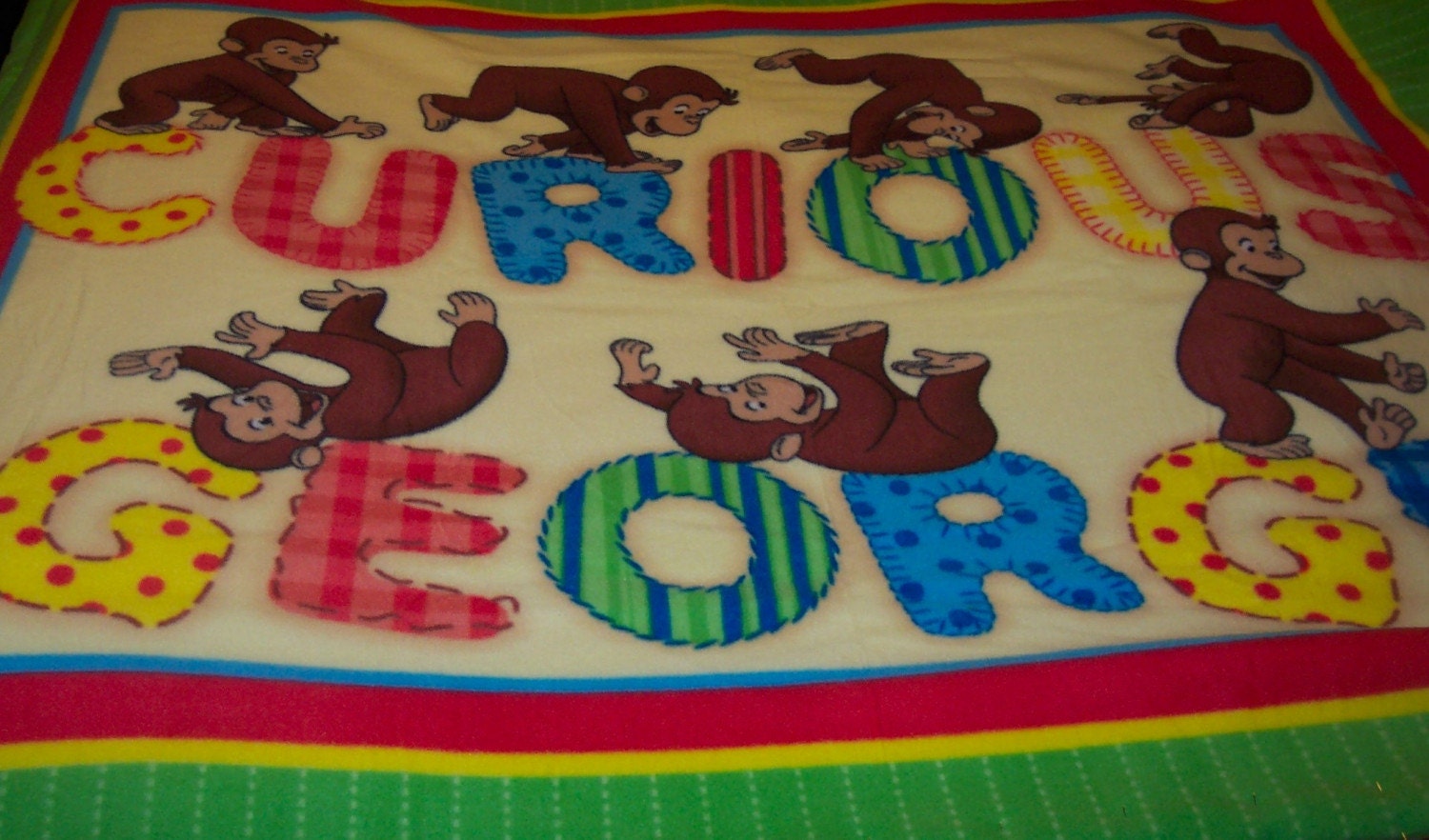 Curious Fleece Blanket