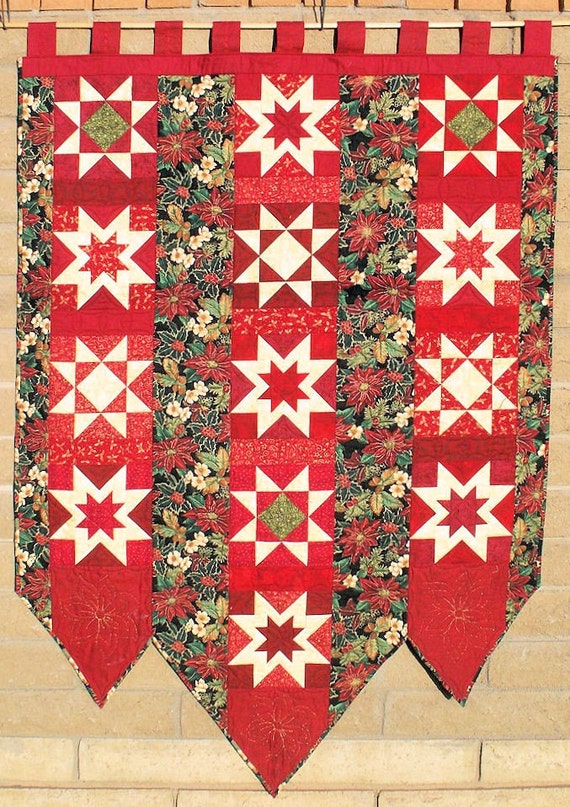 Quilted Wall Hanging Banner for Christmas