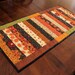 Strippy Fall Autumn Table Runner Quilt