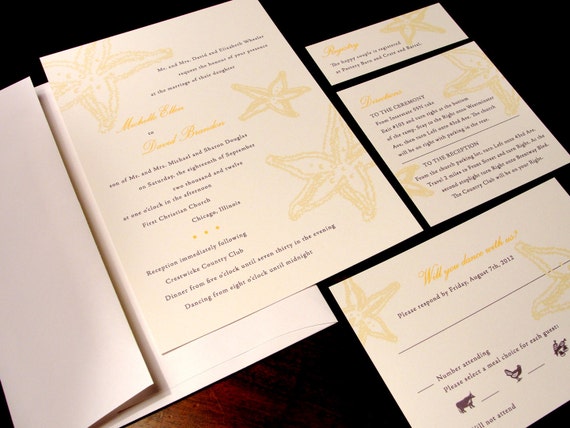 Custom Color Wedding Invitations 7