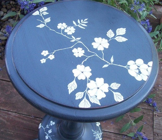 Plant Stand Vintage Hand Painted Furniture   Il 570xN.221292092 