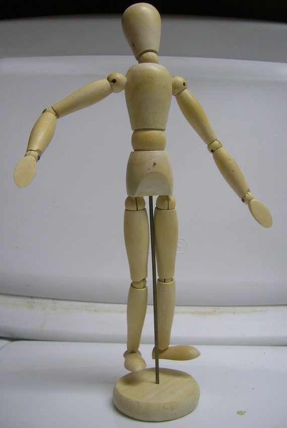 Wooden human figure artist's model