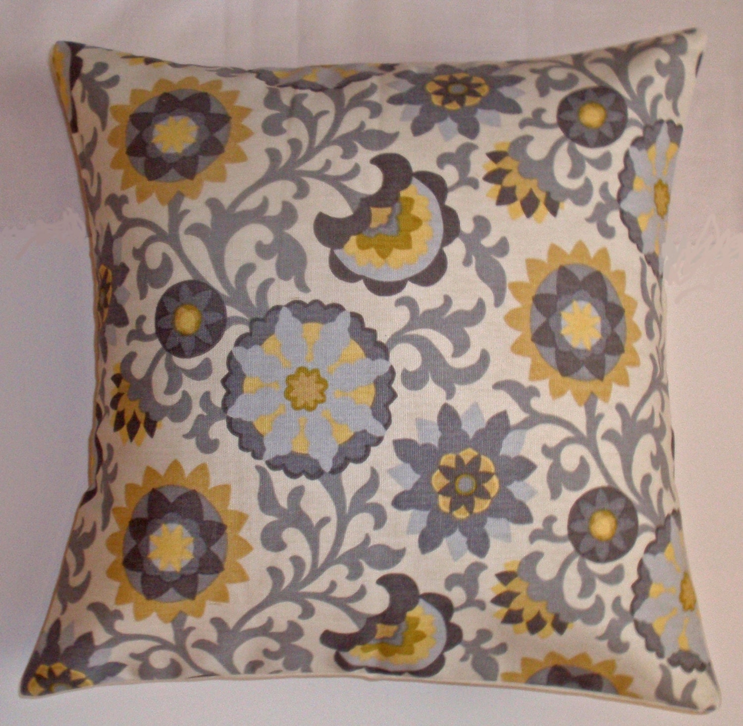 Throw Pillow 16x16 Removable cover sewn with Waverly s
