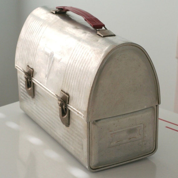 Vintage Thermos Aluminum Dome Lunch Box