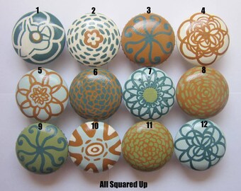 Set of 4 Large 2" Drawer Knobs for Home Decor-Collection 1-Mix 'N' Match-you choose which designs