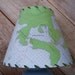 Squam Lake NH Navigational Chart Map Lampshade