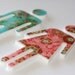 Male/Female WC decor bathroom sign turquoise/pink