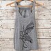 Ghost Banjo - womens tri-blend tank - by Bark Decor - Only SMALL available