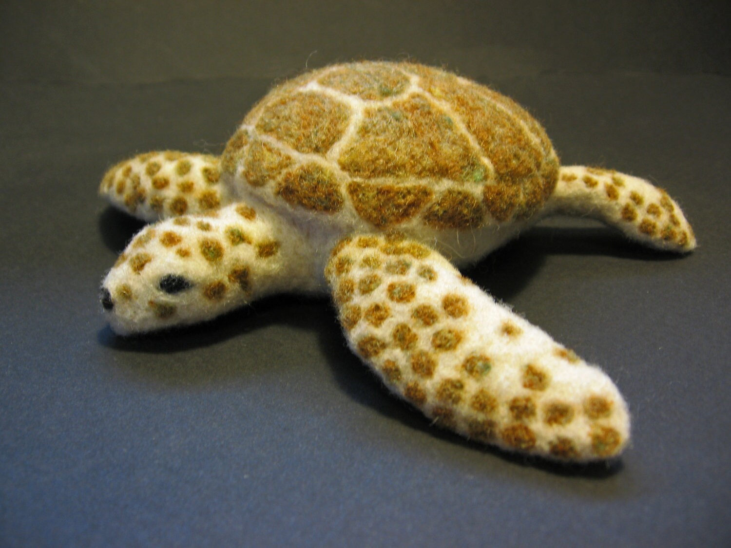 Items similar to Needle Felted Sea Turtle Sculpture Custom OOAK on Etsy