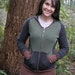 SALE..........Women's zip down hoodie/ Hemp and Organic Cotton
