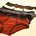 Reserved listing for Cedra Williams Women's Hip Huggers one pair/Stretchy Soy Organic Cotton olive green