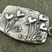 SALE Garden of Blooming Hearts - Artisan Sterling Link - One Piece
