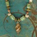 Carved Camel Swirl Stone, Lampwork Glass, Shell, Hand-Rolled Paper Beads Necklace-Dave Matthews Jewelry Collection-Jimi Thing