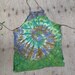 Camouflage Spiral Tie Dye Apron (Adult Size 100% Cotton) (One of a Kind)